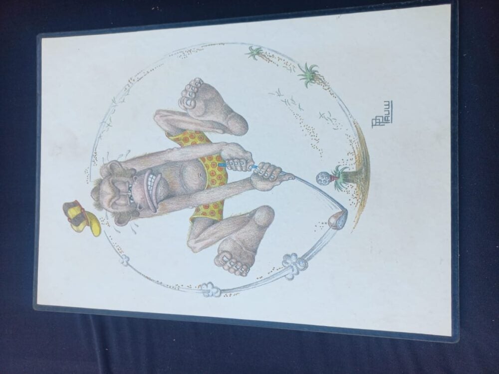 LOT: 2248 – PPAW Monkey Sports Prints - Image 4